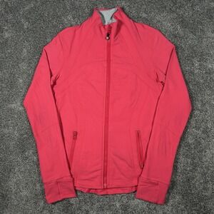 Lululemon Define Jacket Women's Size 8 Hot‎ Pink Color Full Zip